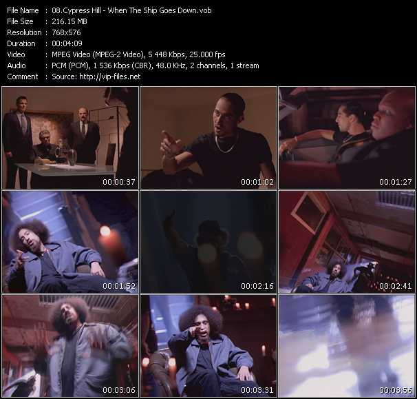 Cypress Hill video ”When The Ship Goes Down” from dvd ”Cypress Hill. The Ultimate Video Collection”