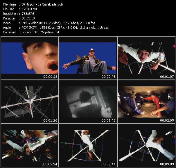 Triptik video ”La Cavalcade” from dvd ”Clap. L'indispensable Des Clips De Rap Francais Indes Vol.1”