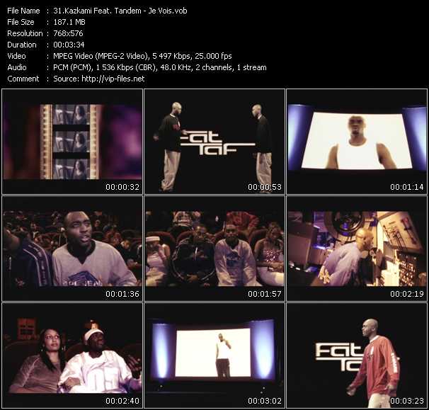 Kazkami Feat. Tandem video ”Je Vois” from dvd ”Clap. L'indispensable Des Clips De Rap Francais Indes Vol.1”
