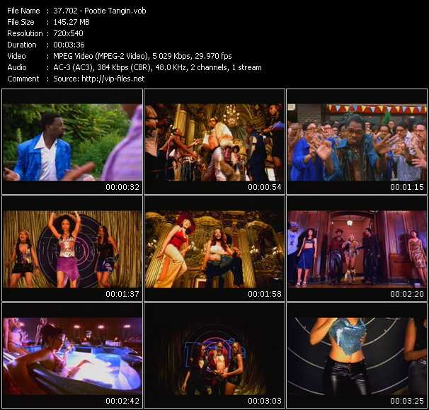 702 video ”Pootie Tangin” from dvd ”ETV Network Hot Hitz September 2001”