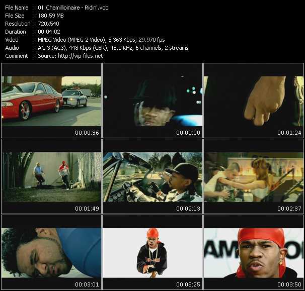 Chamillionaire Feat. Krayzie Bone video ”Ridin'” from dvd ”Hip Hop V The Collection”