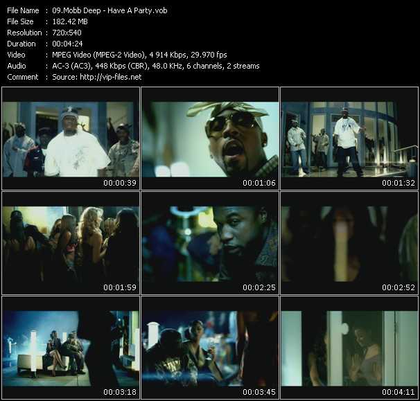 Mobb Deep Feat. 50 Cent And Nate Dogg video ”Have A Party” from dvd ”Hip Hop V The Collection”