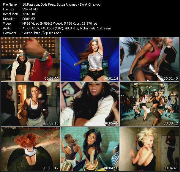 Pussycat Dolls Feat. Busta Rhymes video ”Don't Cha” from dvd ”Hip Hop V The Collection”