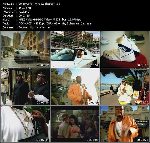 50 Cent video ”Window Shopper” from dvd ”Hip Hop V The Collection”