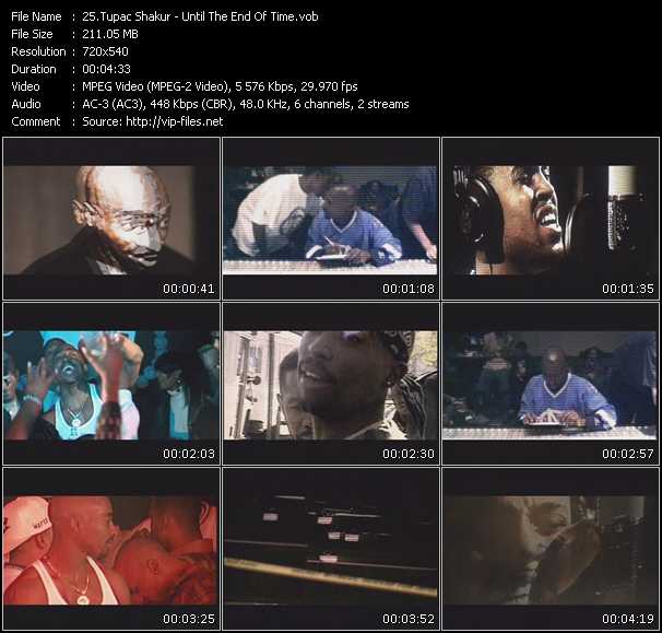 2Pac (Tupac Shakur) video ”Until The End Of Time” from dvd ”Hip Hop V The Collection”