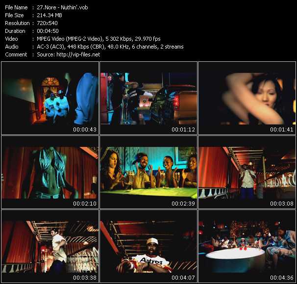 N.O.R.E. video ”Nuthin'” from dvd ”Hip Hop V The Collection”