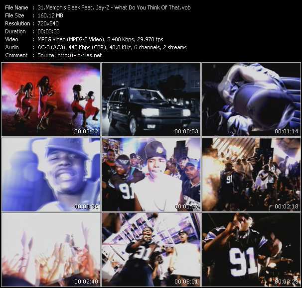 Memphis Bleek Feat. Jay-Z video ”What Do You Think Of That” from dvd ”Hip Hop V The Collection”