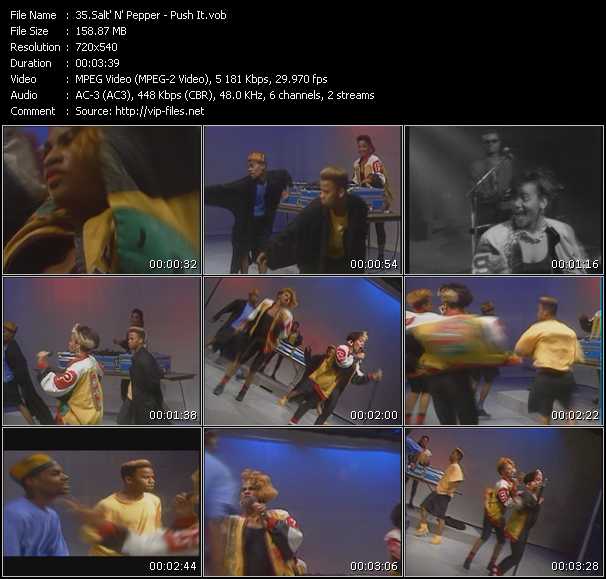 Salt-N-Pepa video ”Push It” from dvd ”Hip Hop V The Collection”