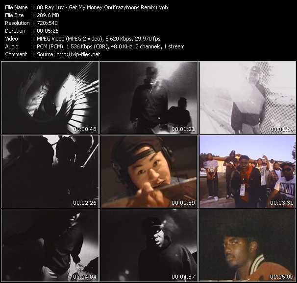 Ray Luv video ”Get My Money On (Krazytoons Remix)” from dvd ”Krazytoons Remix VJ Tools Old School Classic Edition Vol.3”