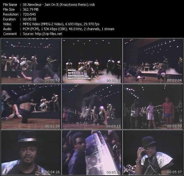 Newcleus video ”Jam On It (Krazytoons Remix)” from dvd ”Krazytoons Remix VJ Tools Old School Classic Edition Vol.12”