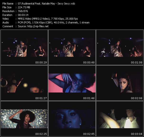Rudimental Feat. Natalie May video ”Sexy Sexy” from dvd ”MixMash Urban February 2010”