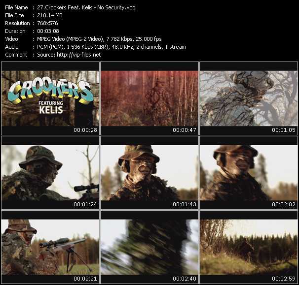 Crookers Feat. Kelis video ”No Security” from dvd ”MixMash Urban February 2010”