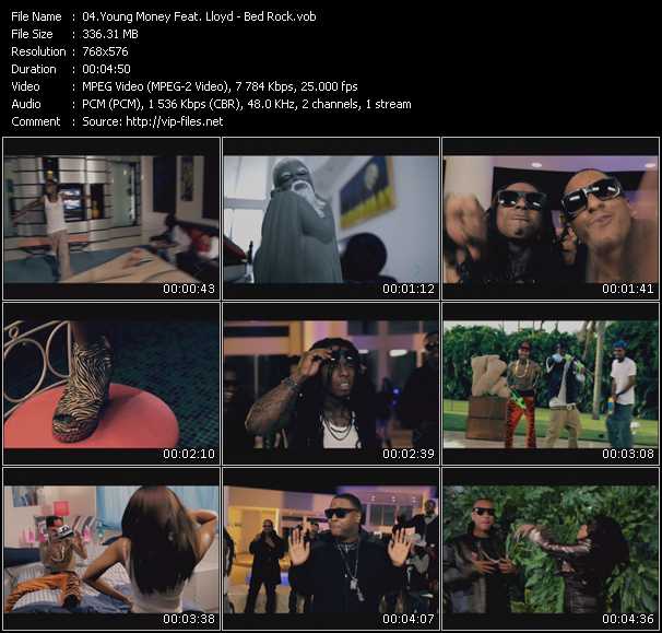 Young Money Feat. Lloyd video ”Bed Rock” from dvd ”MixMash Urban March 2010”