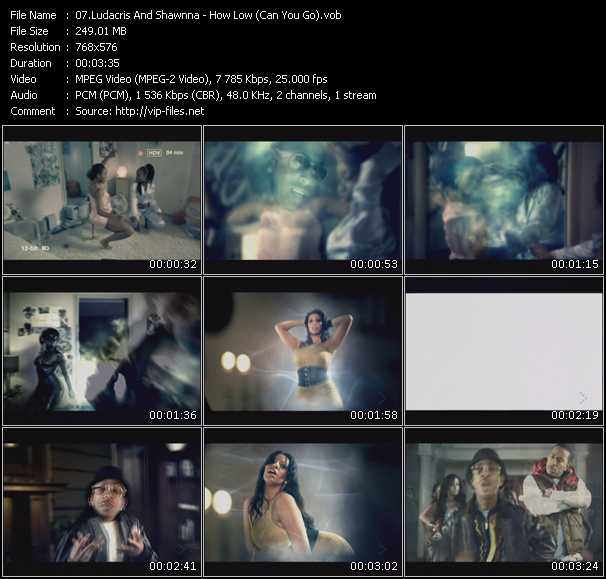 Ludacris And Shawnna video ”How Low (Can You Go)” from dvd ”MixMash Urban March 2010”