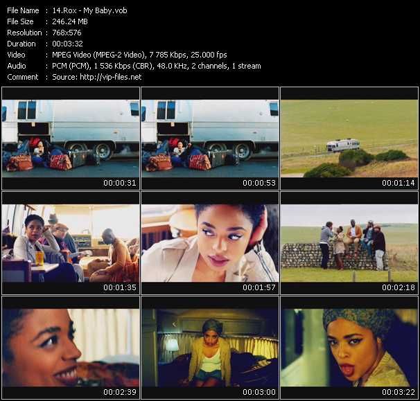 Rox video ”My Baby” from dvd ”MixMash Urban March 2010”