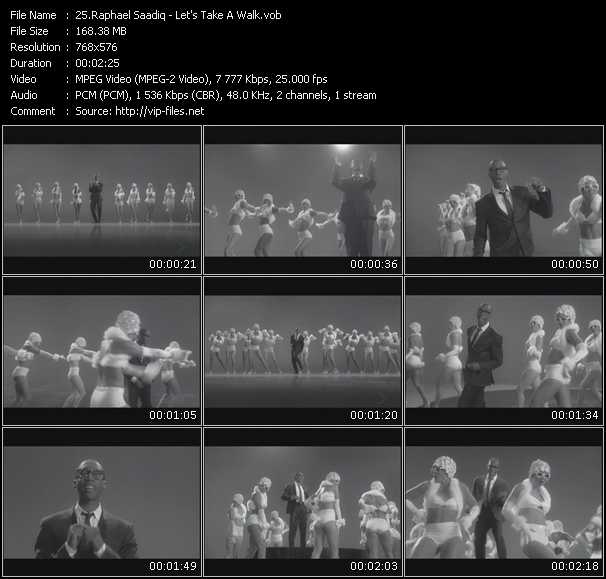 Raphael Saadiq video ”Let's Take A Walk” from dvd ”MixMash Urban October 2009”