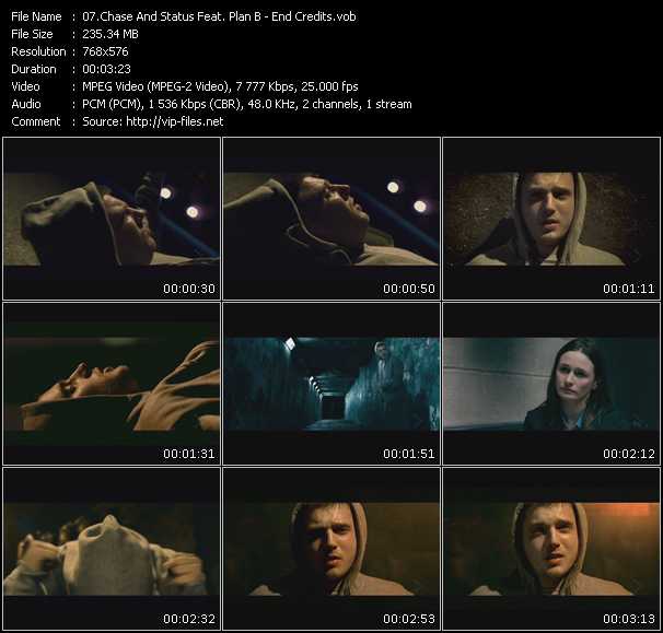 Chase And Status Feat. Plan B video ”End Credits” from dvd ”MixMash Urban November 2009”
