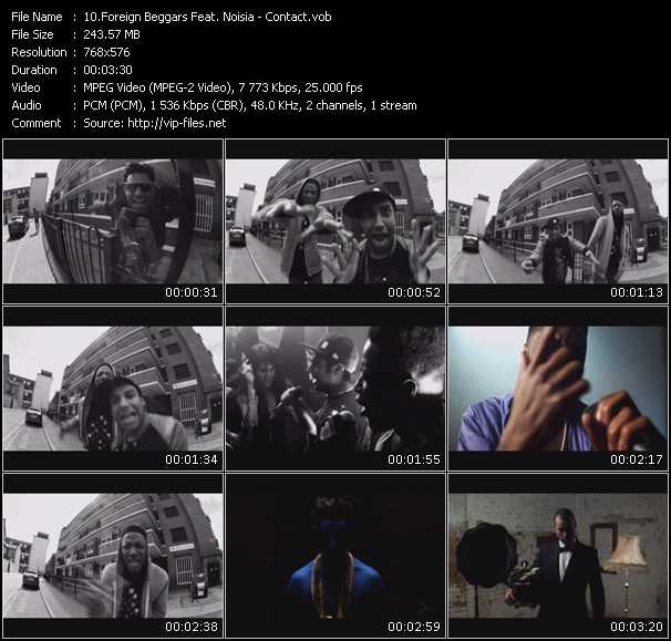 Foreign Beggars Feat. Noisia video ”Contact” from dvd ”MixMash Urban November 2009”