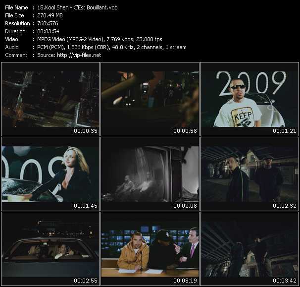 Kool Shen video ”C'est Bouillant” from dvd ”MixMash Urban November 2009”