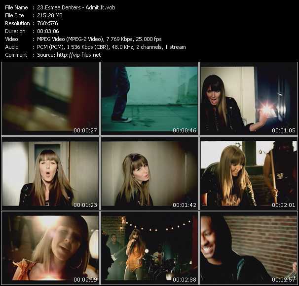 Esmee Denters video ”Admit It” from dvd ”MixMash Urban November 2009”