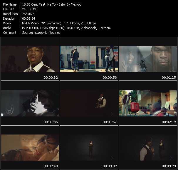 50 Cent Feat. Ne Yo video ”Baby By Me” from dvd ”MixMash Urban December 2009”