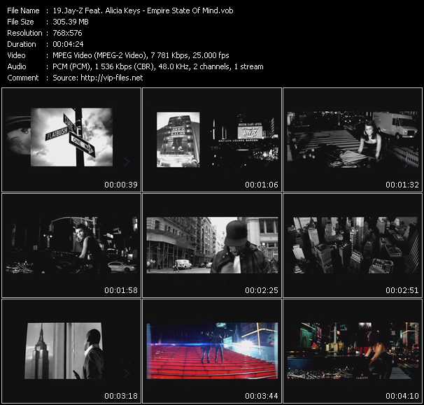 Jay-Z Feat. Alicia Keys video ”Empire State Of Mind” from dvd ”MixMash Urban December 2009”
