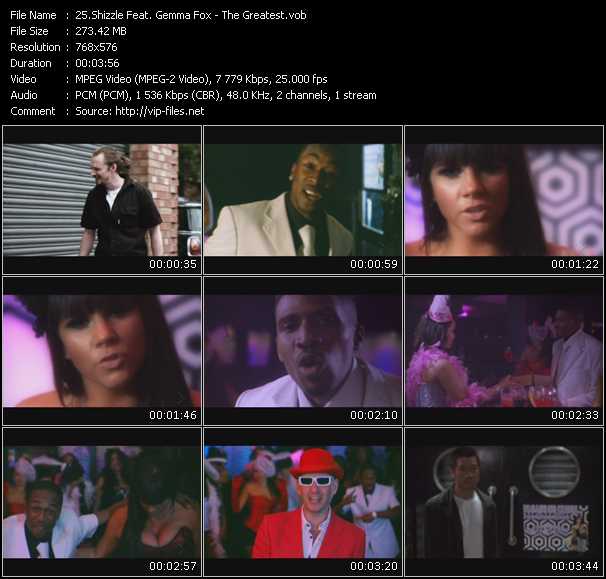 Shizzle Feat. Gemma Fox video ”The Greatest” from dvd ”MixMash Urban December 2009”
