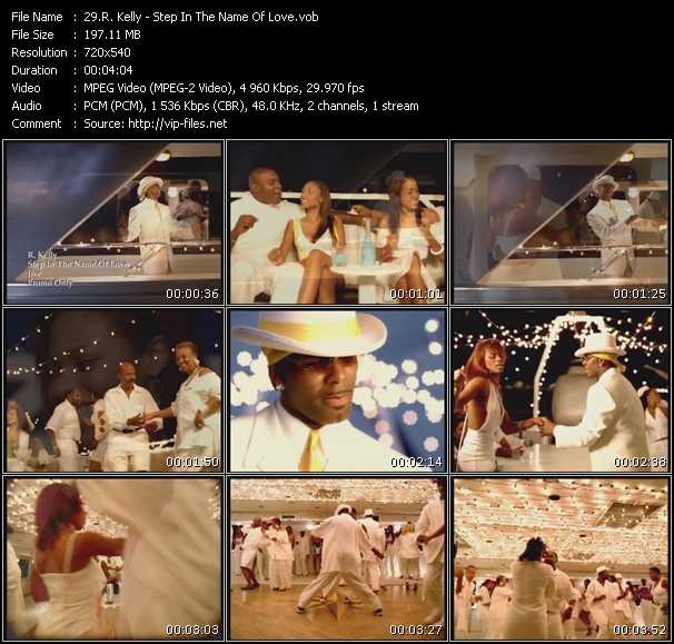 R. Kelly video ”Step In The Name Of Love” from dvd ”Hot Video Classics Best Of 2003 Vol.3”