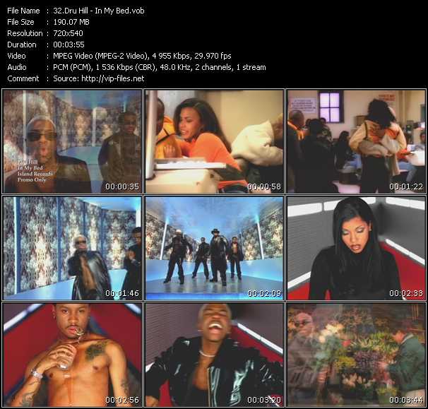 Dru Hill video ”In My Bed” from dvd ”Hot Video Classics Best Of 1997 Vol.2”