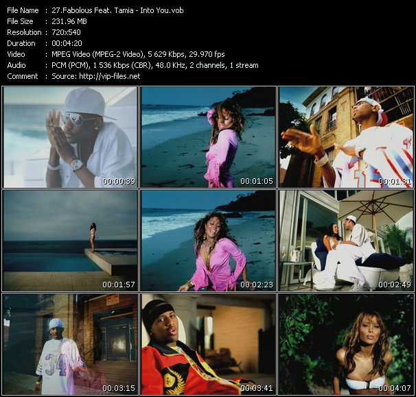 Fabolous Feat. Tamia video ”Into You” from dvd ”Canada Hot Video January 2004”