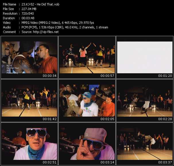 Kj-52 video ”He Did That” from dvd ”Country Video December 2009”