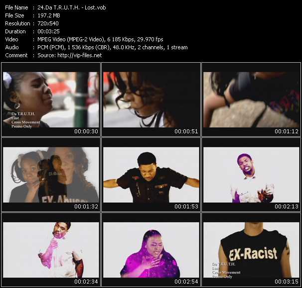 Da T.R.U.T.H. video ”Lost” from dvd ”Country Video December 2009”