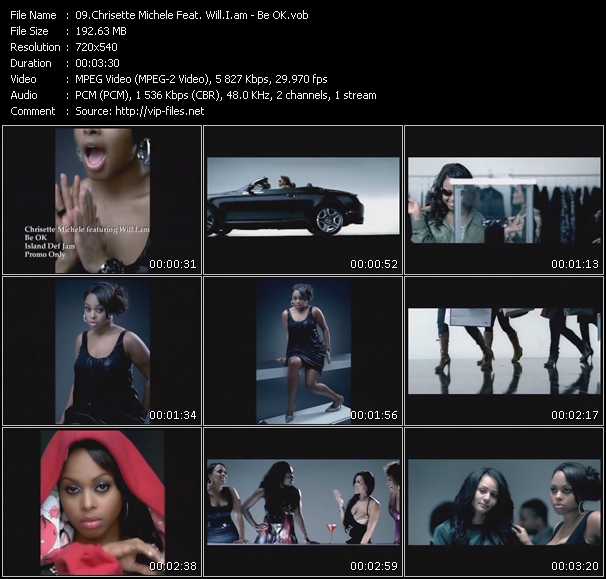 Chrisette Michele Feat. Will.I.am video ”Be OK” from dvd ”Express Video January 2008 Week 4”