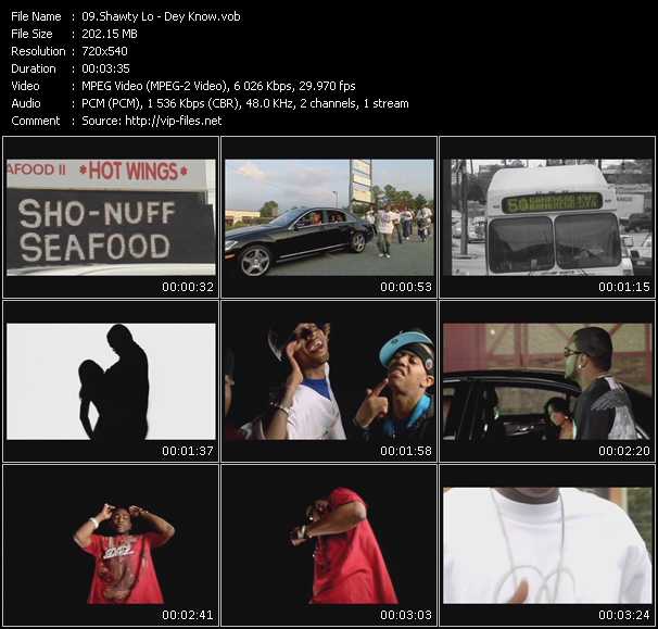 Shawty Lo video ”Dey Know” from dvd ”Express Video January 2008 Week 5”