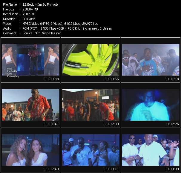 Bedo video ”I'm So Fly” from dvd ”Express Video January 2008 Week 5”