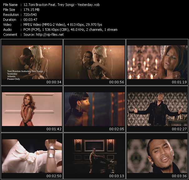 Toni Braxton Feat. Trey Songz video ”Yesterday” from dvd ”Express Video January 2010 Week 1”