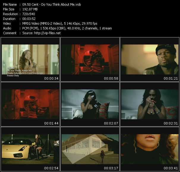 50 Cent video ”Do You Think About Me” from dvd ”Express Video January 2010 Week 4”