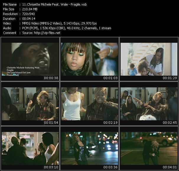 Chrisette Michele Feat. Wale video ”Fragile” from dvd ”Express Video January 2010 Week 4”