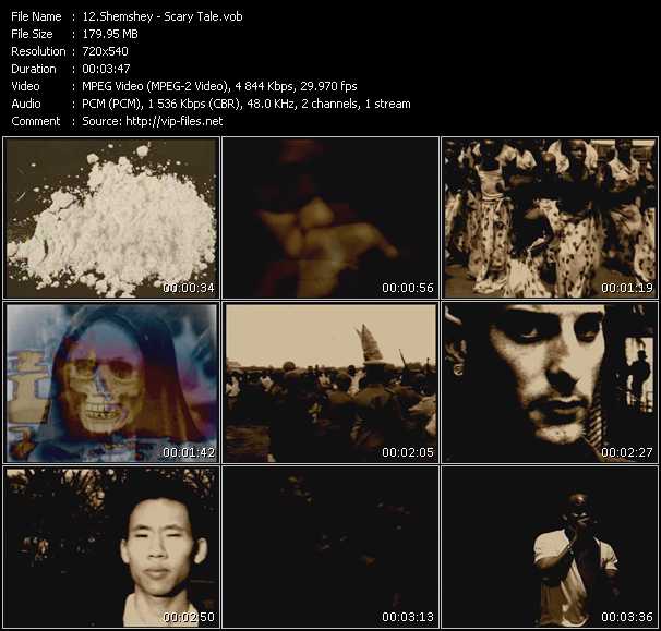 Shemshey video ”Scary Tale” from dvd ”Express Video February 2008 Week 2”