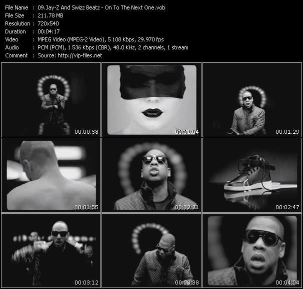 Jay-Z And Swizz Beatz video ”On To The Next One” from dvd ”Express Video February 2010 Week 1”
