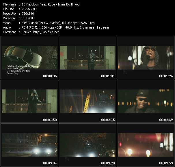 Fabolous Feat. Kobe video ”Imma Do It” from dvd ”Express Video February 2010 Week 1”