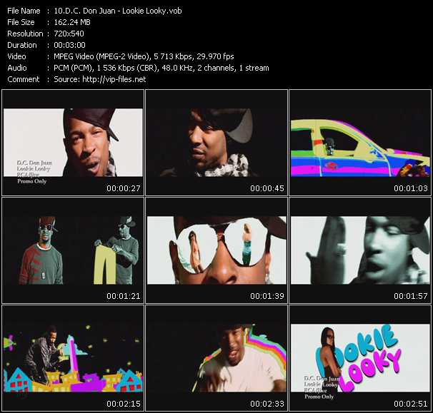 D.C. Don Juan video ”Lookie Looky” from dvd ”Express Video February 2010 Week 3”