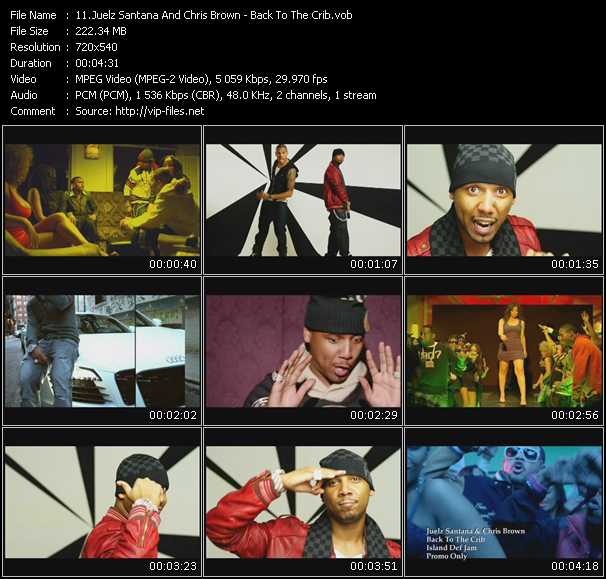 Juelz Santana And Chris Brown video ”Back To The Crib” from dvd ”Express Video February 2010 Week 4”