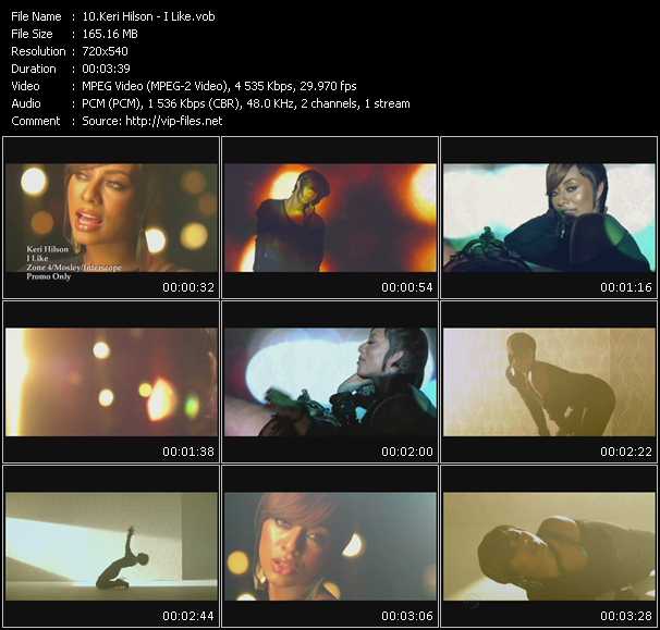 Keri Hilson video ”I Like” from dvd ”Express Video March 2010 Week 1”