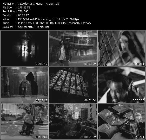 Diddy - Dirty Money video ”Angels” from dvd ”Express Video November 2009 Week 1”