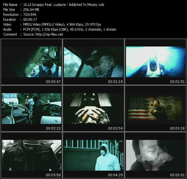 Lil' Scrappy Feat. Ludacris video ”Addicted To Money” from dvd ”Express Video November 2009 Week 2”