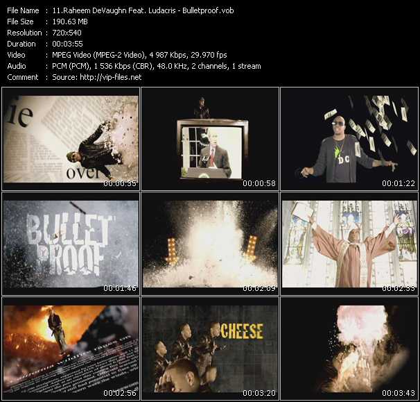 Raheem DeVaughn Feat. Ludacris video ”Bulletproof” from dvd ”Express Video November 2009 Week 3”