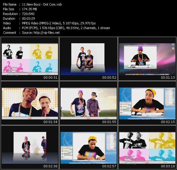 New Boyz video ”Dot Com” from dvd ”Express Video December 2009 Week 2”