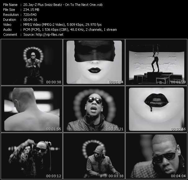 Jay-Z Plus Swizz Beatz video ”On To The Next One” from dvd ”Hot Video March 2010”