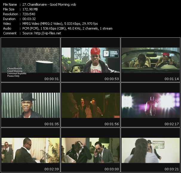 Chamillionaire video ”Good Morning” from dvd ”Hot Video January 2010”